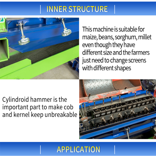 Multifunctional Motor Gasoline Engine Diesel Engine Maize Sorghum Sheller Corn Thresher