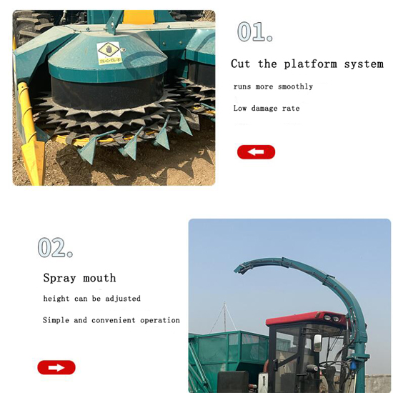 Top sales best price tractor mounted forage harvester silage grass cutting harvester corn silage harvester machine