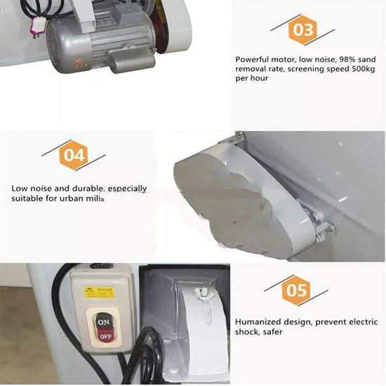 Low price wheat destone rice stone separate rice paddy destoner and husk removing machine