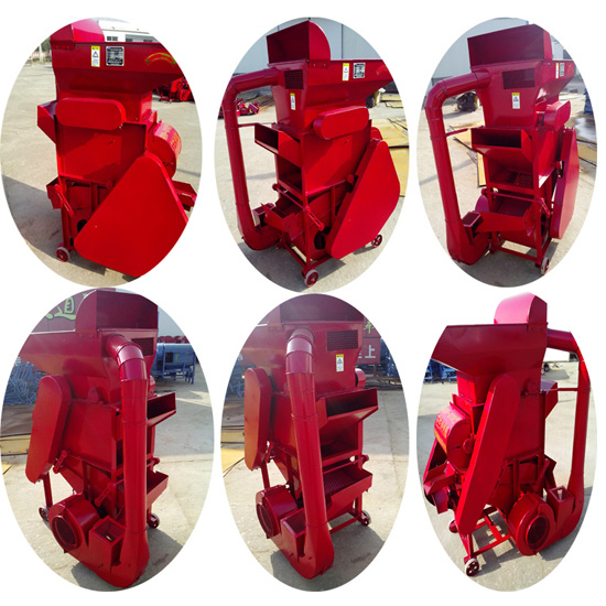 diesel engine driven groundnut decorticator sheller machine peanut shell removing 