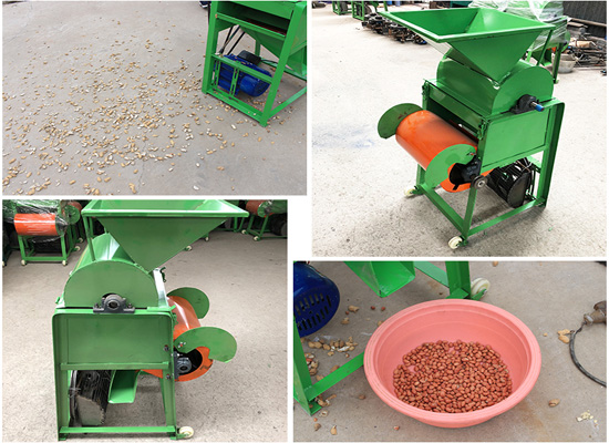 Best selling home use peanut sheller groundnut decorticator machine with different engine