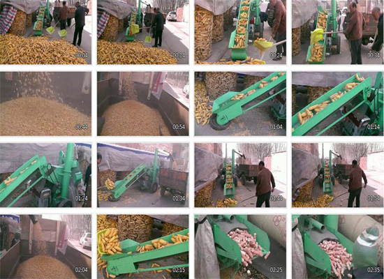 Top sales Factory Supply Diesel 6 T/h Corn Thresher Maize Sheller Machine For Sale