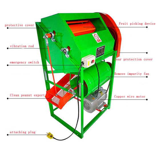 Best quality wet peanut groundnut picking picker machine for sale groundnut peanut picker harvesting machine price