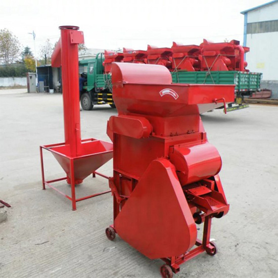 diesel engine driven groundnut decorticator sheller machine peanut shell removing 