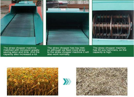 Best selling Agricultural Grass And Weds Hand Chopper Machine Straw Cursher Chaff Cutter For Animals Feed