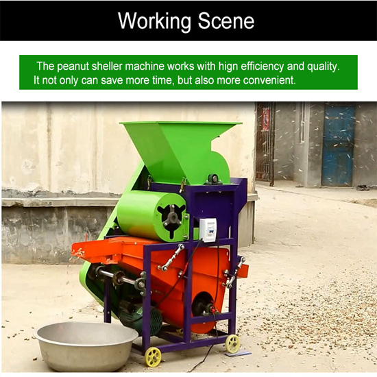 Best quality Full automatic reliable price peeling peanut shell machine for sale groundnut decorticator machine