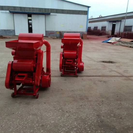 diesel engine driven groundnut decorticator sheller machine peanut shell removing 