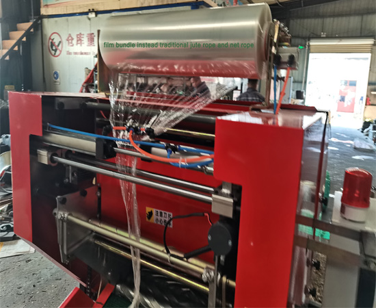 2024 new design film bundle film wrap Automatic corn silage packing machine silage baler machine for round bales