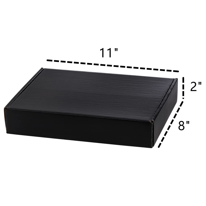 BDL Factory wholesale customization Black Corrugated Cardboard Mailer Boxes Shipping Boxes