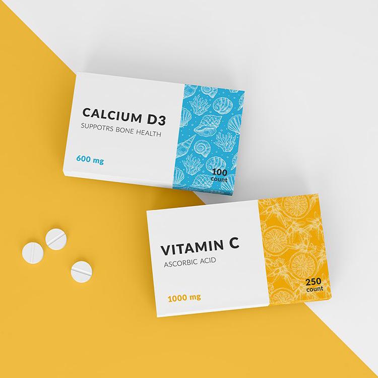 BDL Custom High Quality White Cardboard Pharmaceutical Paper Box For Medicine