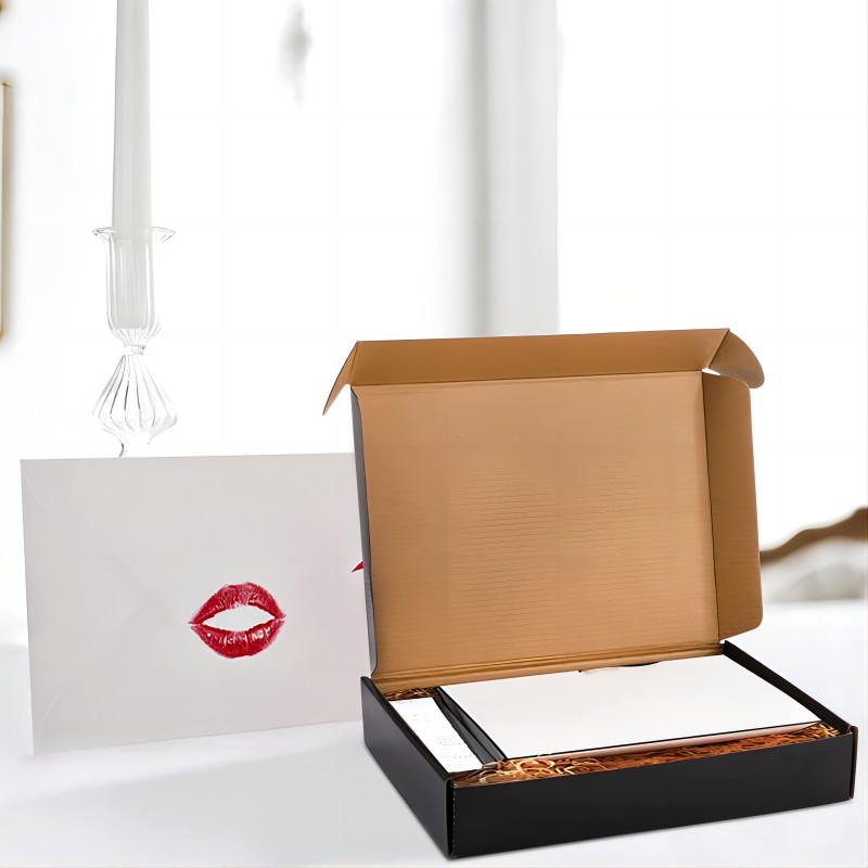 BDL Factory wholesale customization Black Corrugated Cardboard Mailer Boxes Shipping Boxes