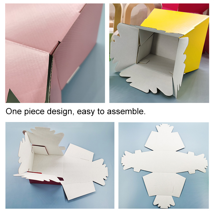 BDL Hot sale Flower Box living vase transported flower gift box packaging for Wedding