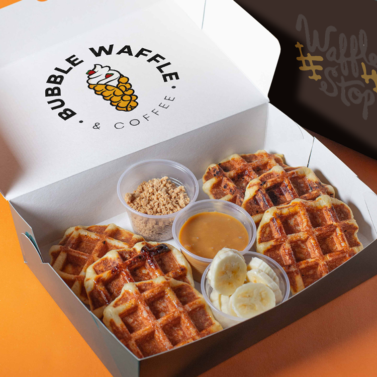 BDL Custom Food Grade Foldable Pastry Takeaway Snack Cookie Donut Waffle Packaging Box