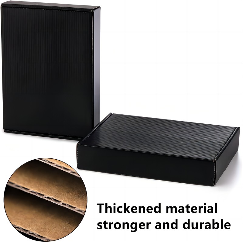 BDL Factory wholesale customization Black Corrugated Cardboard Mailer Boxes Shipping Boxes