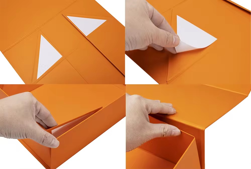 BDL Custom Logo Foldable Gift Box with Magnet Luxury Magnetic Folding Storage Paper Shoes Clothes Packaging Box