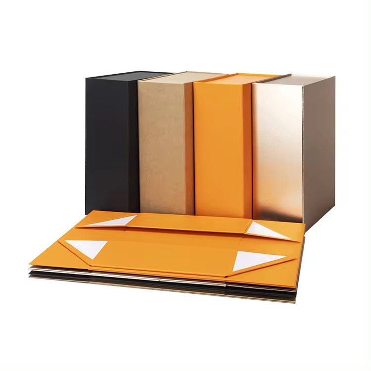 BDL Custom Logo Foldable Gift Box with Magnet Luxury Magnetic Folding Storage Paper Shoes Clothes Packaging Box