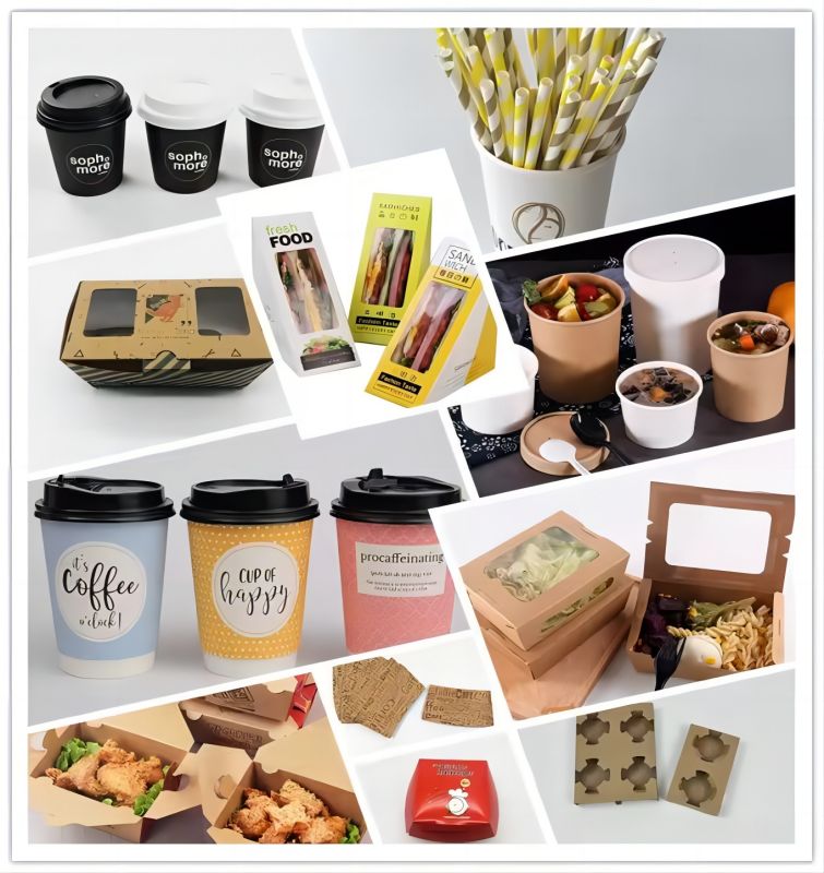 BDL Hot Sale Custom Printed Logo Disposable Noodles Box & Kraft Paper Noodle Box
