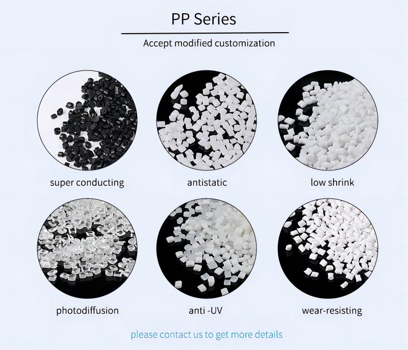 GG PP fiber power tool shell raw material injection molding grade modified polypropylene plastic particles