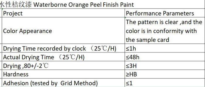 Water based Orange Peel Finish Paint