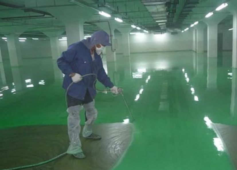 Equipment & tools for application of floor paint 