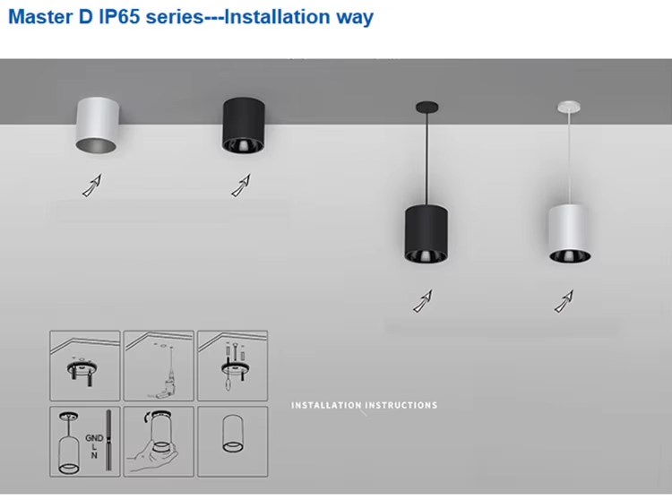 10 Years Gold Supplier CETL ETL Listed Ceiling Downlight Waterproof Downlights 10W 20W 30W