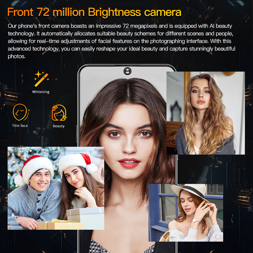 10-core processor, 7.3-inch punch-hole screen, resolution 1080 x 2460, 5G signal, 8GB RAM + 256GB storage, 72MP + 108MP 