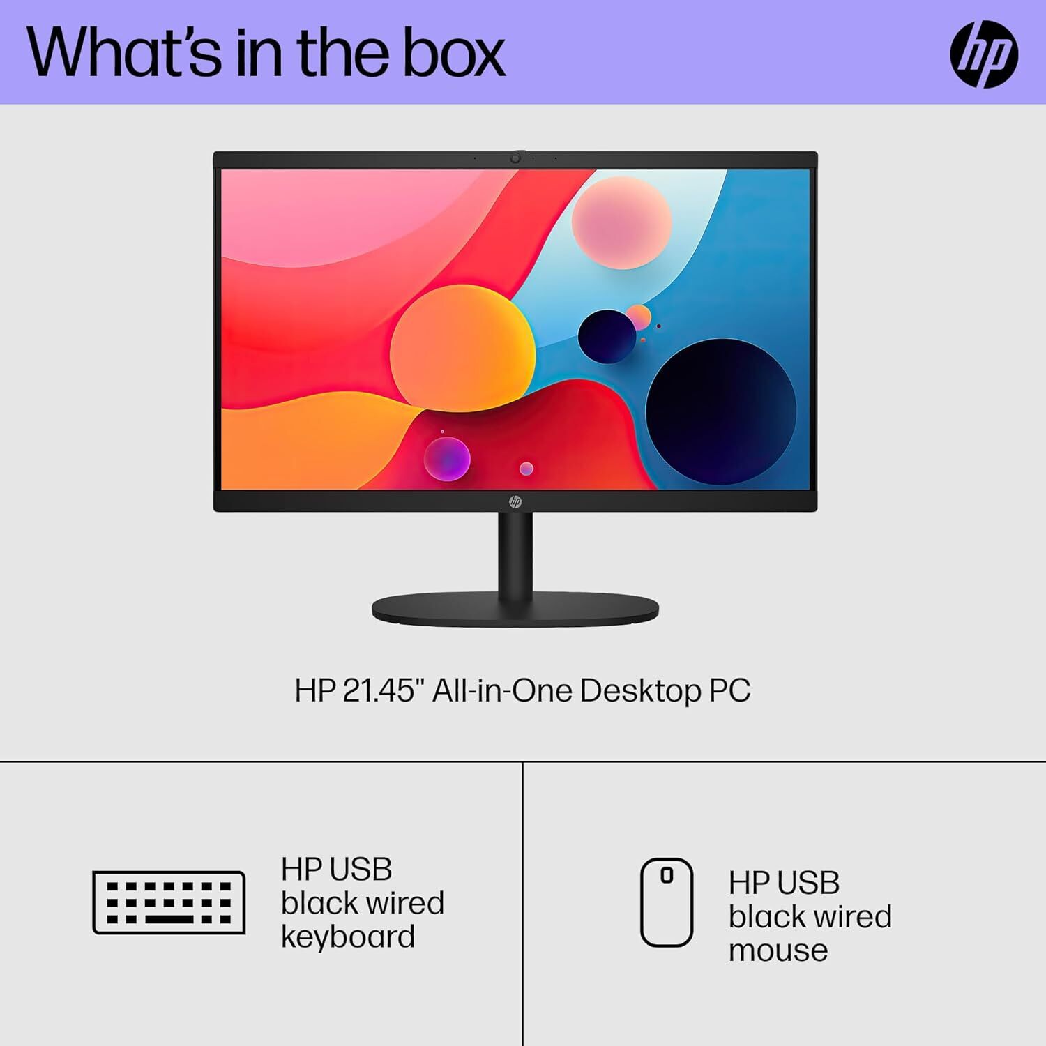 22 inch All-in-One Desktop PC, FHD Display, Intel N200, 8 GB RAM, 512 GB SSD, Intel UHD Graphics, Windows 11 Home