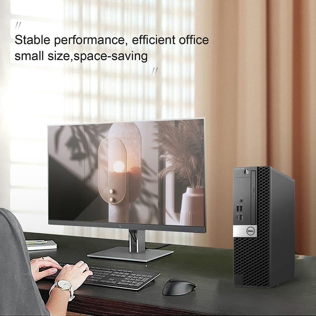 OptiPlex 7060 Windows 11 Pro Desktop Computer SFF,Intel 8th Gen i7-8700 Hexa Core,32GB DDR4 Ram New 1TB NVMe M.2 SSD,AX2