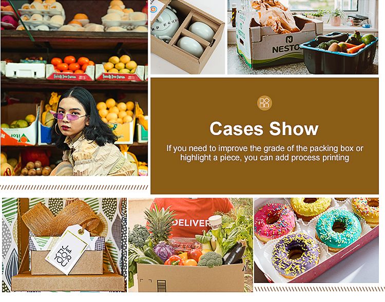 BDL Custom Cardboard Fruit And Vegetable Box Package for Shipping