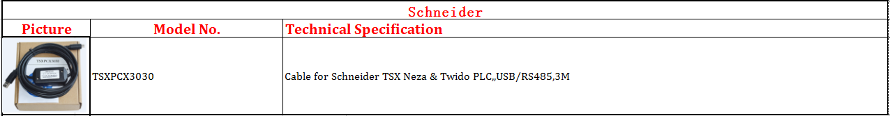 Schneider cable
