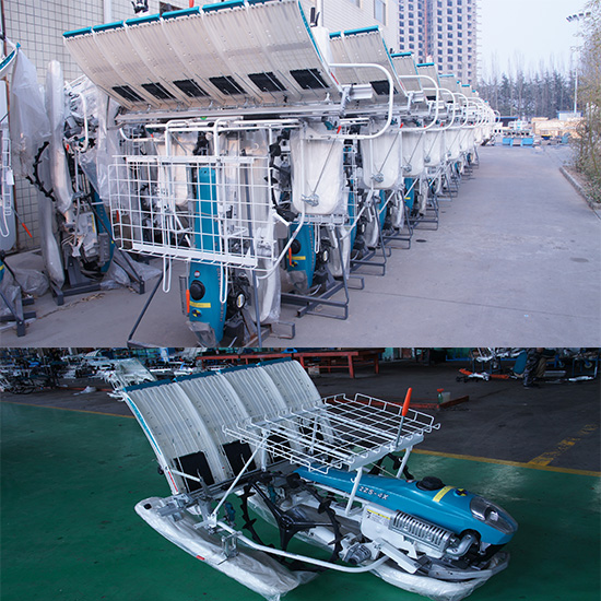 Top selling Gasoline Paddy Rice Transplanter 6 Row 4 Row Rice Seeder Seedling Planting Sowing Machine Paddy Rice Planter