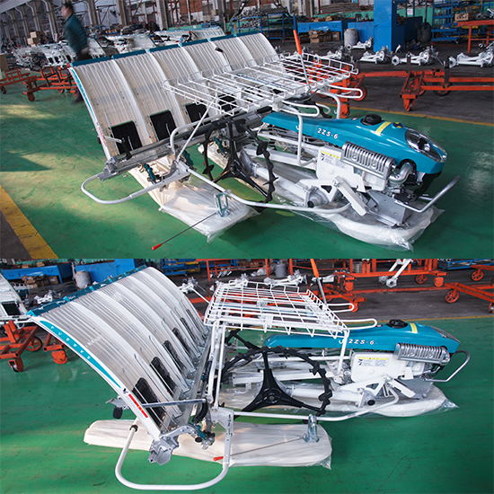 Top selling Gasoline Paddy Rice Transplanter 6 Row 4 Row Rice Seeder Seedling Planting Sowing Machine Paddy Rice Planter