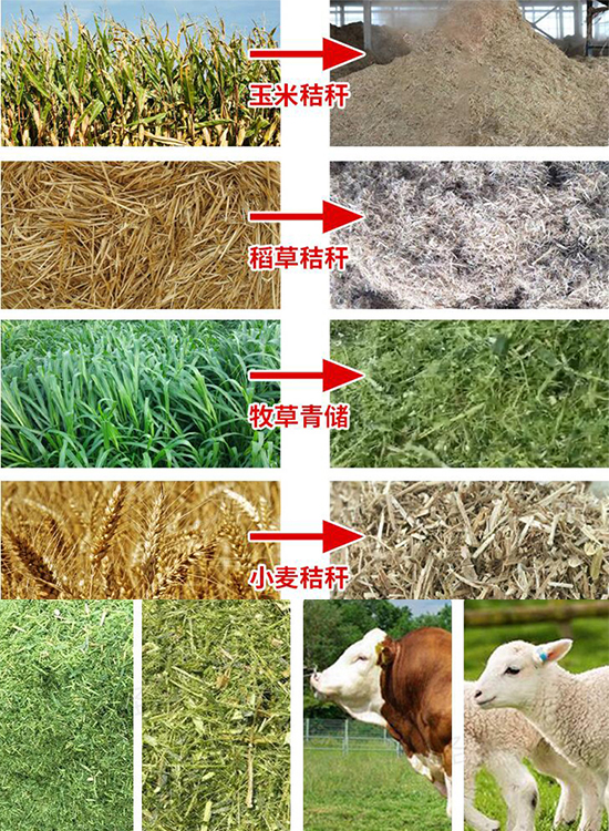 Best selling Agricultural Grass And Weds Hand Chopper Machine Straw Cursher Chaff Cutter For Animals Feed