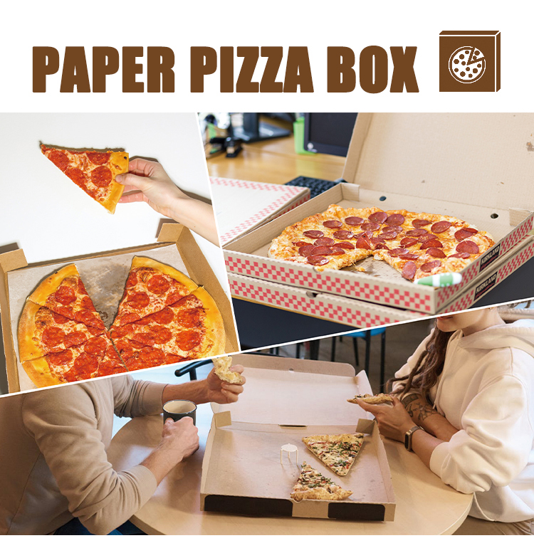 BDL Custom Kraft Corrugated Hexagon Pizza Box Sizes 6-12 Inch Insulated Food Containe