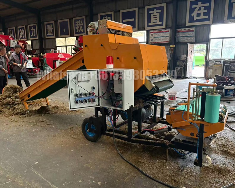 Corn Silage Baler 60 Type hay Pressing Bagging Packing Machine Silage Cutter and Wrapping Silage Packing Machine in Keny