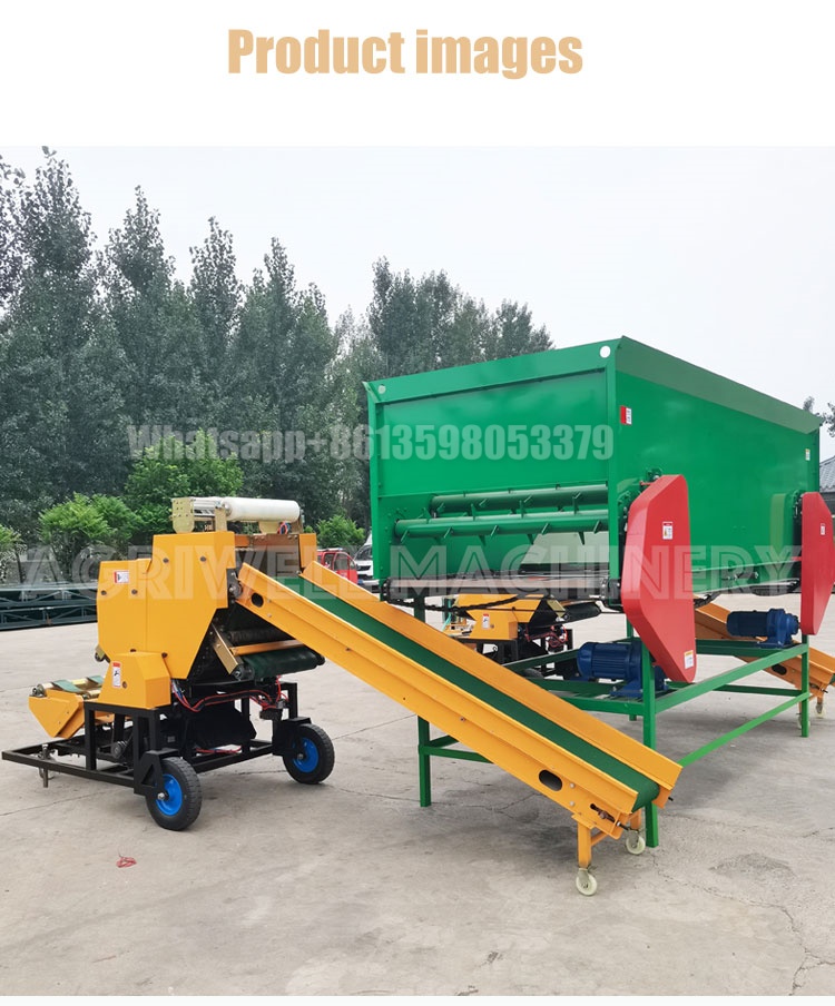 Corn Silage Baler 60 Type hay Pressing Bagging Packing Machine Silage Cutter and Wrapping Silage Packing Machine in Keny