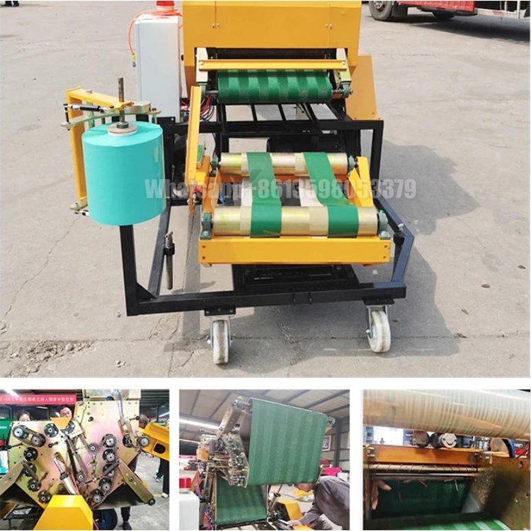 Diesel Engine type Alfalfa Bailing Machine Corn Stalk Baler Silage Wrapper Machine Round Hay Baler