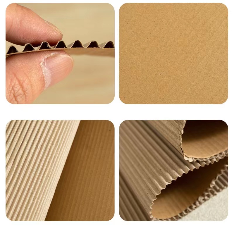 BDL Corrugated Cardboard Roll Single Face B Flute Shipping Corrugated Paper 