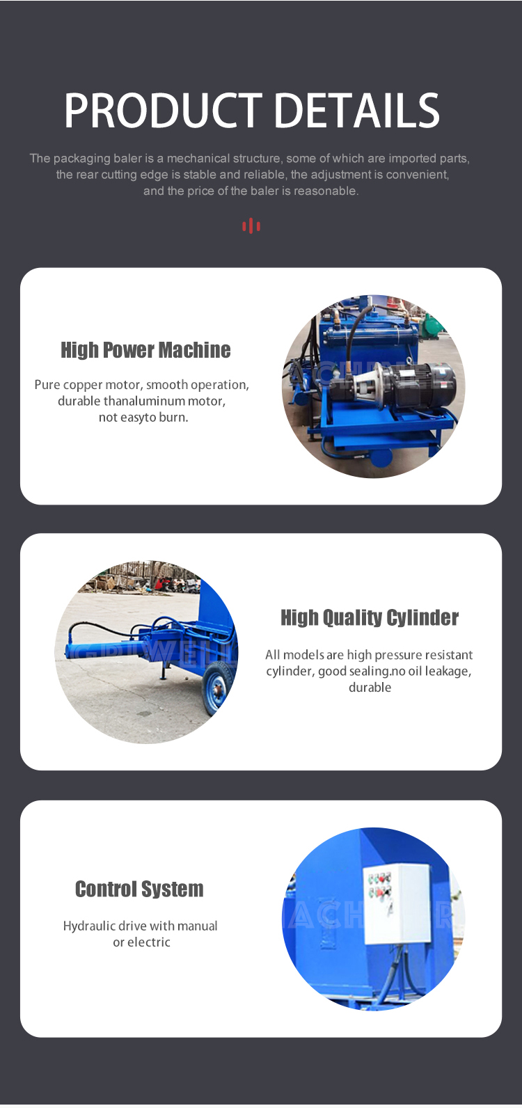 square hay baler corn silage hay bale wrapping machine for sale