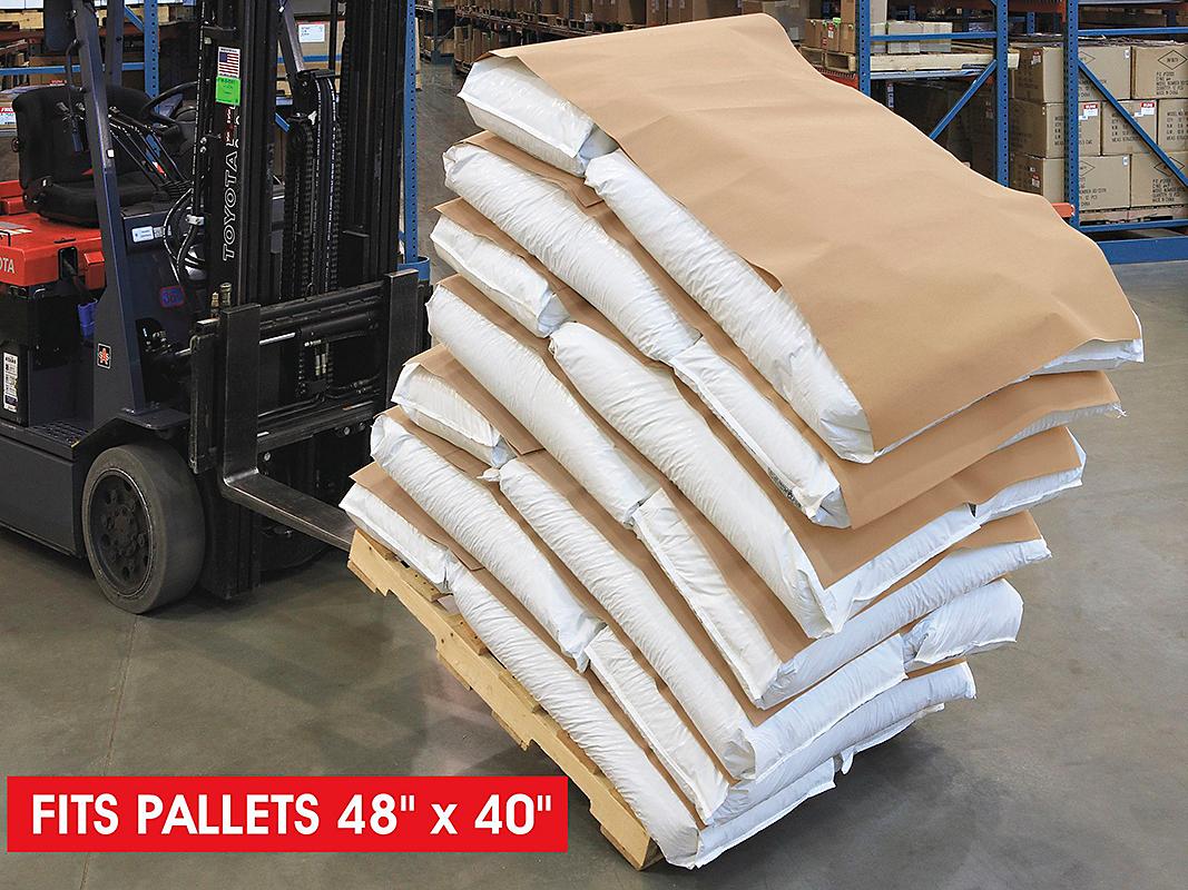 BDL Top Rated Kraft Recyclable Sheet Thin Pallet Cardboard Slip Sheets for Heavy Objects