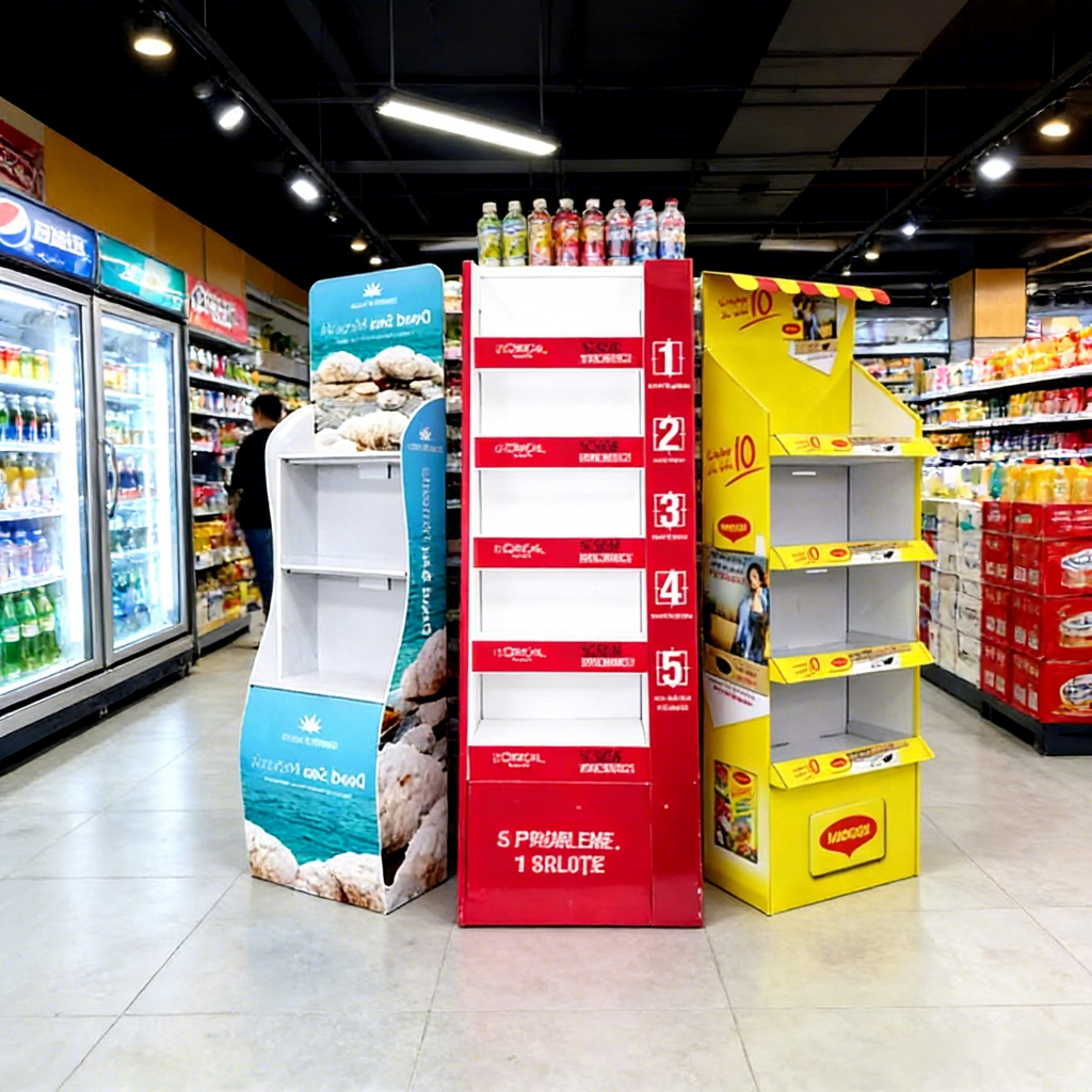 BDL Corrugated Cardboard Custom Toy Showcase Store Shops Supermarkets Floor Display 