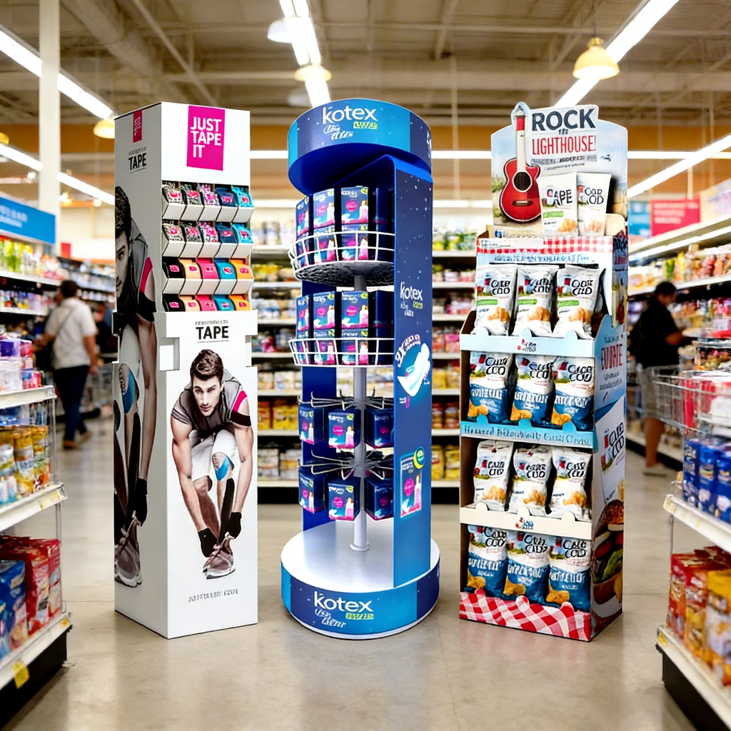 BDL Corrugated Cardboard Custom Advertising Toy Showcase Store Shops Supermarkets Floor Display