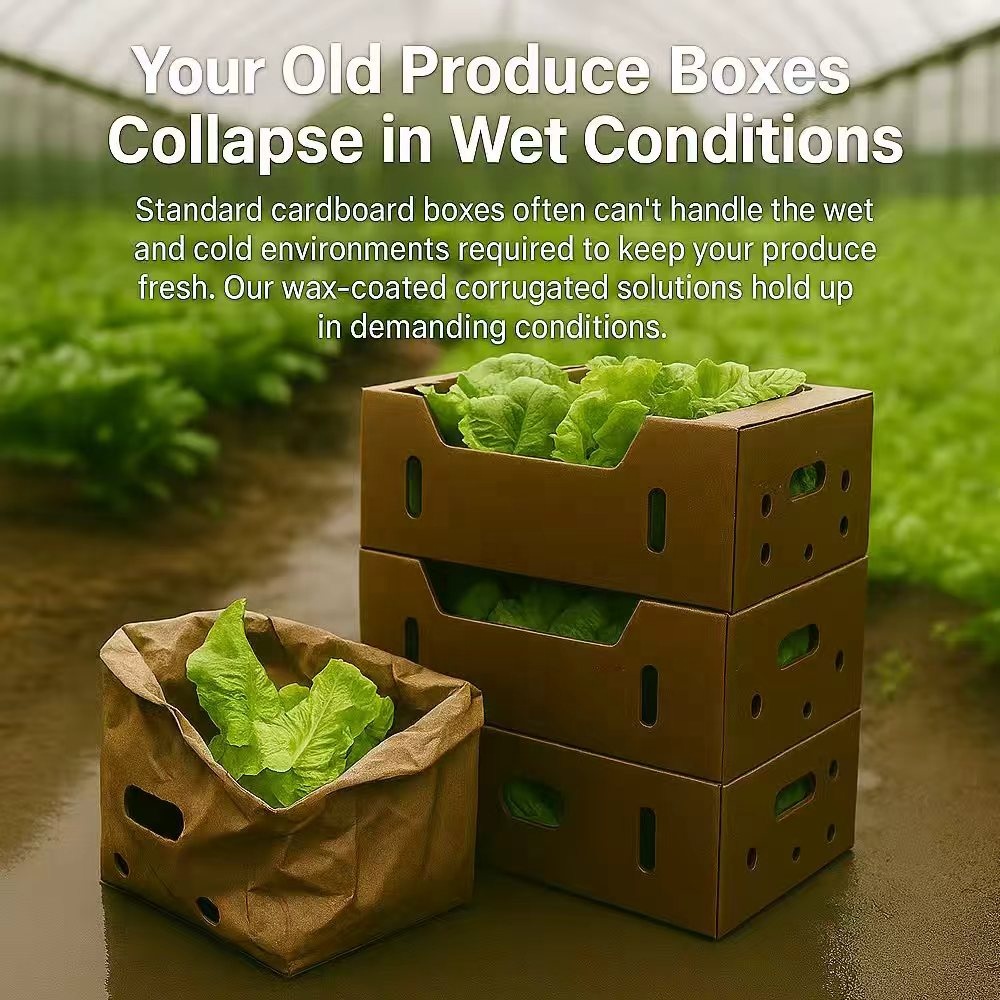 BDL Custom Thickness Waterproof Cold Chain Wax-Coated Cardboard Carton Boxes