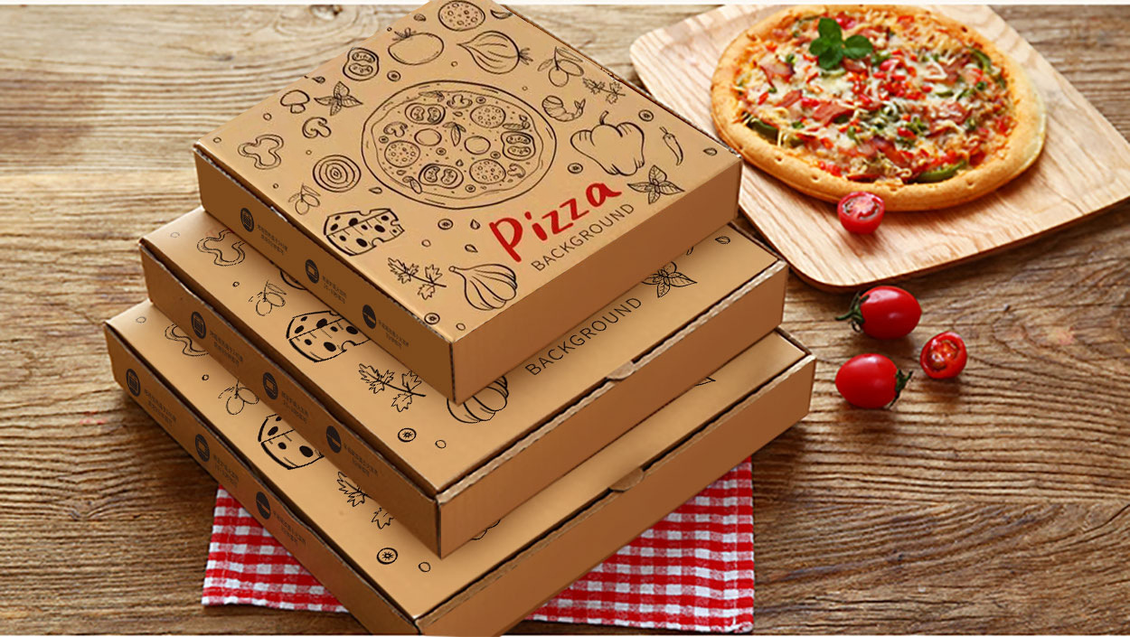 BDL Food Packaging Boxes Thermal Pizza Box With Aluminum Foil 