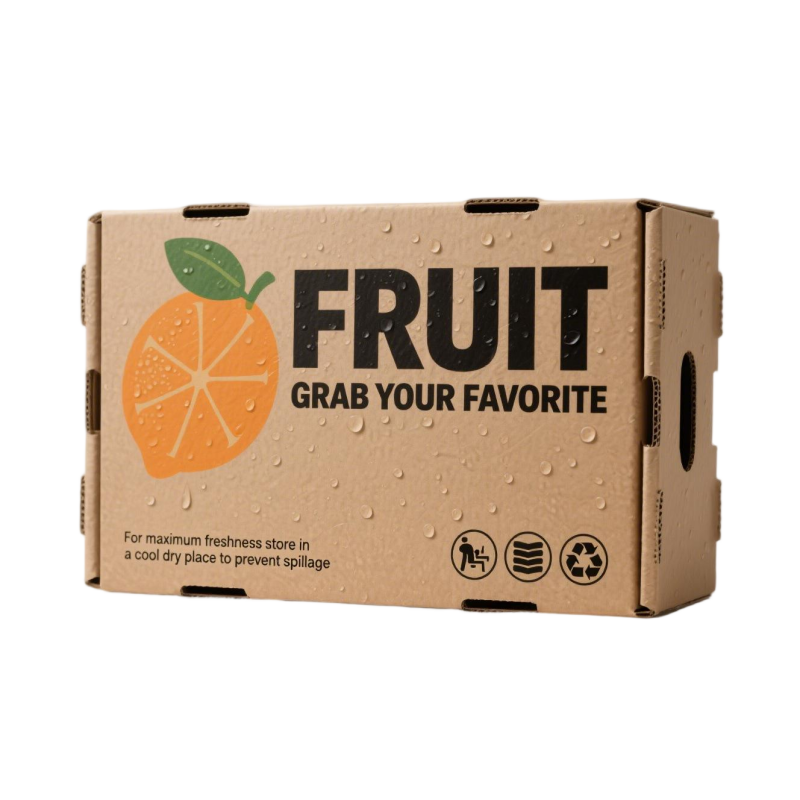 Wax coated corrugated carton for frozen seafood and fresh produce, Birtleypack