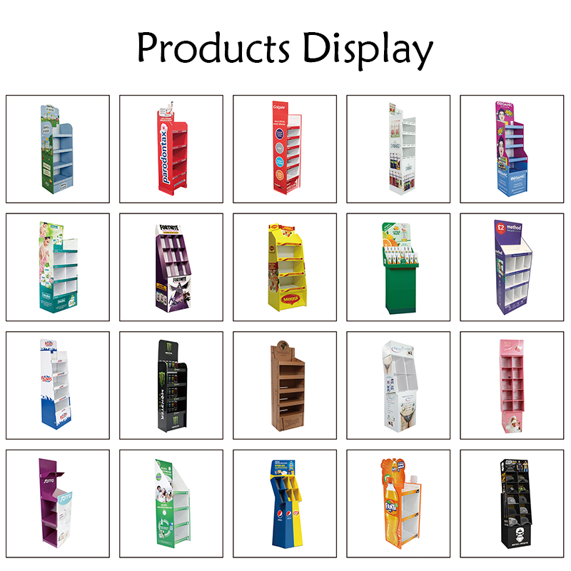 BDL Custom Supermarket Advertising Promotional Floor Display