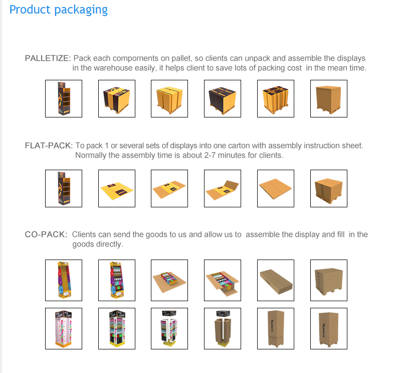 BDL Custom Supermarket Advertising Promotional Floor Display
