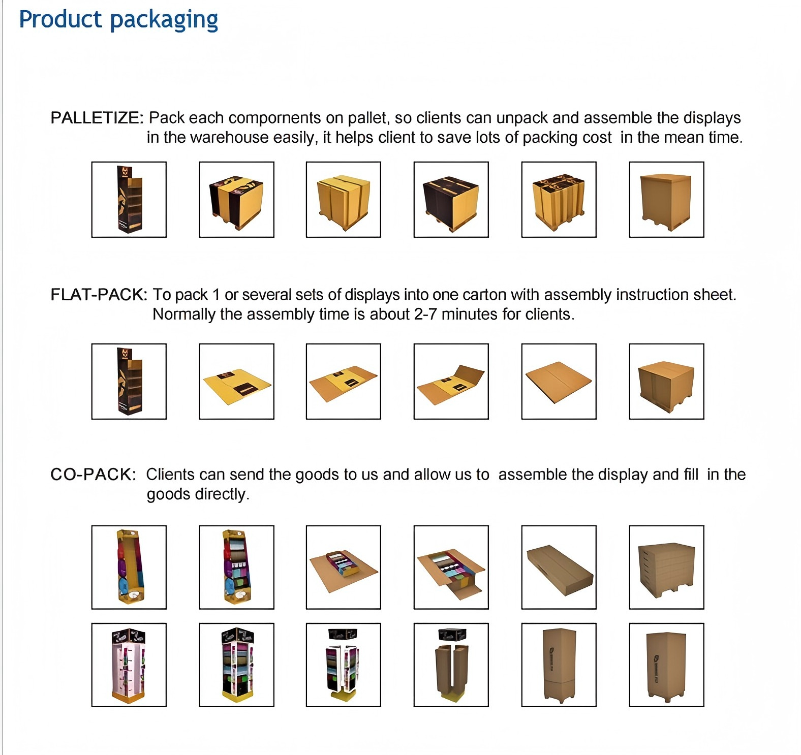 BDL Custom Printed Retail Corrugated Cardboard Display Rack