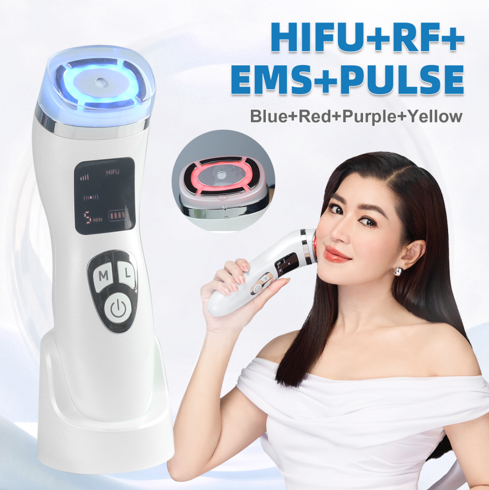 Mini HIFU+RF+EMS+Pulse+LED 