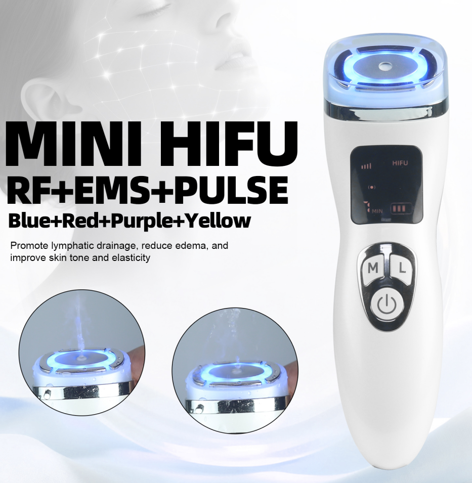 Mini HIFU+RF+EMS+Pulse+LED 